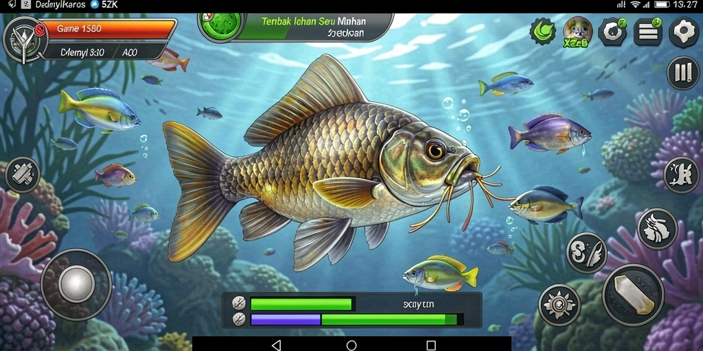 Tangkapan layar dari gameplay Tembak Ikan yang seru di 5ZK.