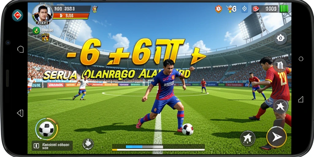 Tampilan seru gameplay 6RT yang penuh aksi.