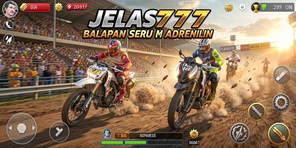 Gameplay balapan seru di JELAS777 dengan grafis menakjubkan.