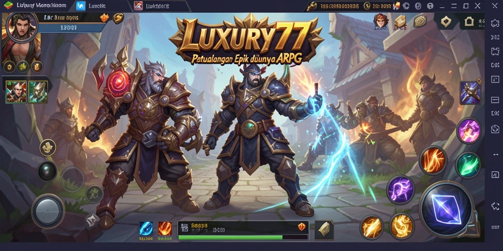 Tampilan menakjubkan dari gameplay LUXURY777 yang penuh aksi.