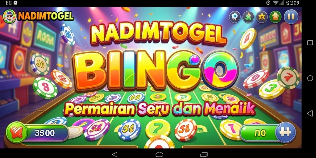 Tampilan gameplay NADIMTOGEL dengan suasana Bingo yang seru.